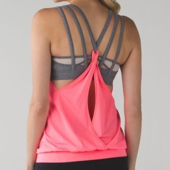 LULULEMON Nouveau Limits Tank Top Sports Bra Sz 6